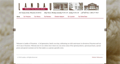 Desktop Screenshot of landauprinceton.com